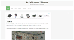 Desktop Screenshot of ledelicatezzedibruno.com